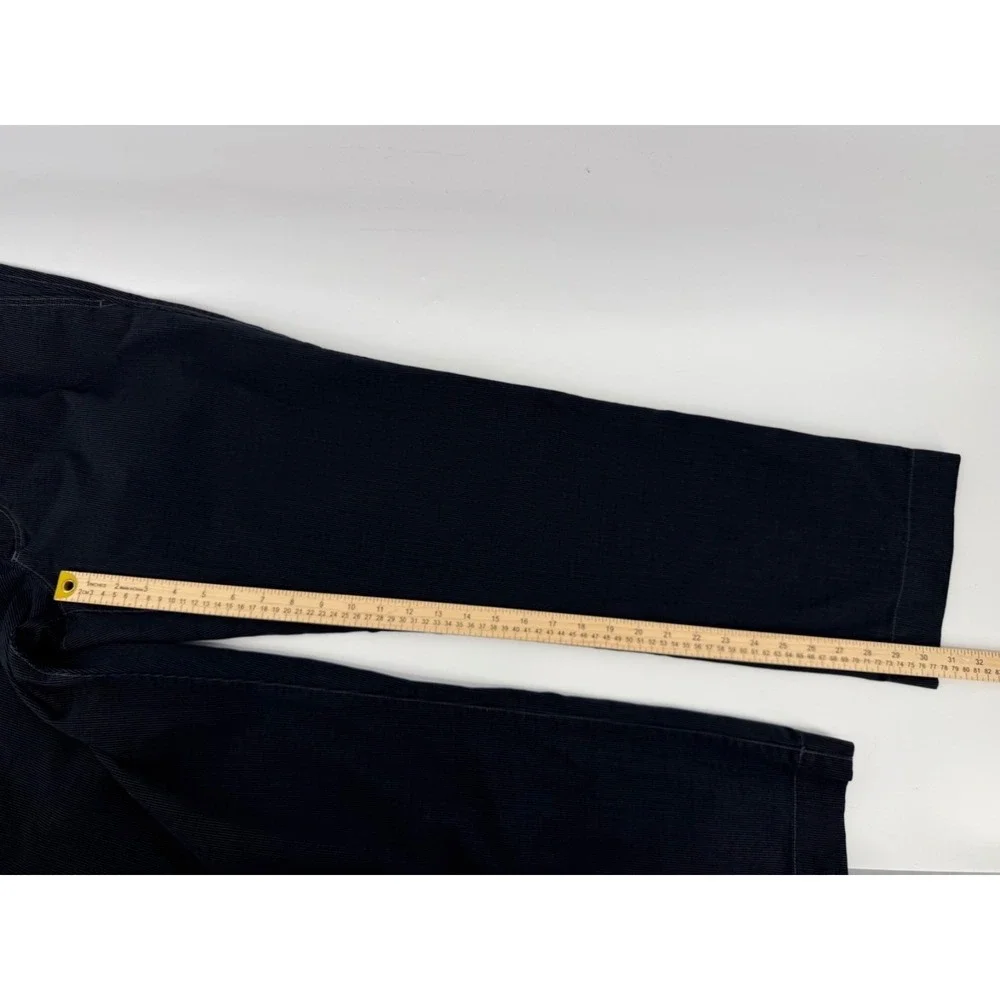 Banana Republic Chino Pants,Men's Straight Fit Navy Cotton Blend PinStripe 33x32